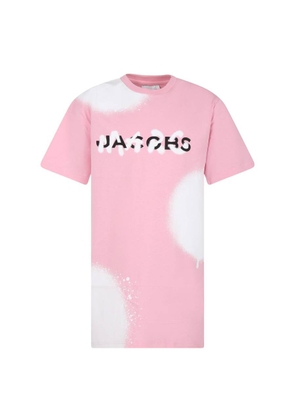 Little Marc Jacobs Girls Graffiti Short-Sleeved Dress