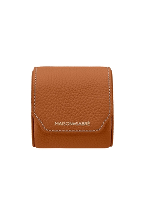 MAISON de SABRÉ The Watch Roll in Pecan Brown - Brown. Size all.