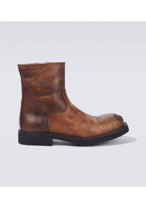 Acne Studios Leather biker boots