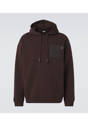 Loewe Anagram cotton jersey hoodie