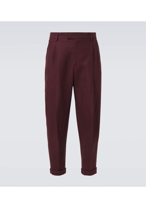 Dolce&Gabbana Linen tapered pants