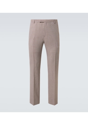 Gucci Houndstooth wool straight pants
