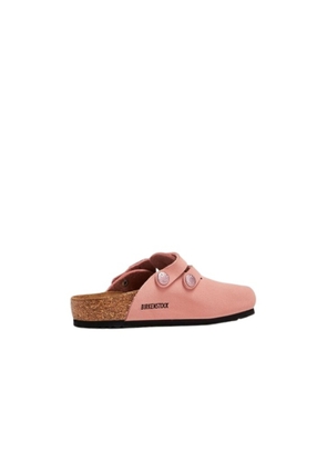 Birkenstock Kids Pink Clay Kay Birko-Flor Birkibuc Clogs