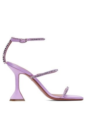 Amina Muaddi Crystals Gilda Sandals
