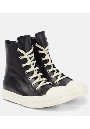 Rick Owens Leather high-top sneakers