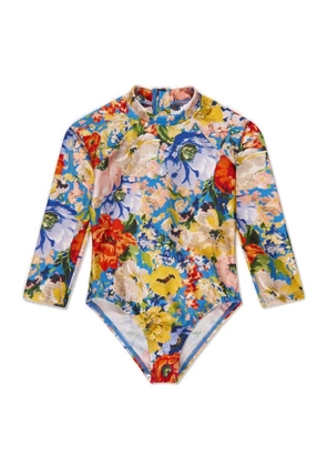 Zimmermann Girls Floral-Print 1-Piece Swimsuit