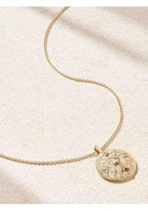 De Beers - Talisman Medal Small 18-karat Gold Diamond Necklace - One size