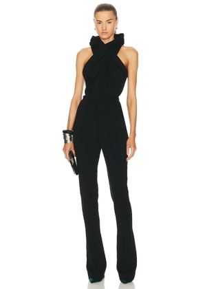 Saint Laurent Hooded Jumpsuit in Noir - Black. Size M (also in ).