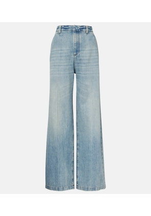 Brunello Cucinelli Low Slung Monili wide-leg jeans