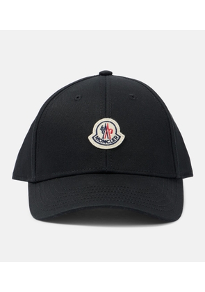 Moncler Logo cotton baseball cap