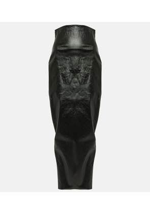 Rick Owens Cotton-blend maxi skirt