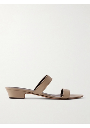 The Row - Awar Leather Sandals - Neutrals - IT36,IT37,IT37.5,IT38,IT38.5,IT39,IT39.5,IT40,IT40.5,IT41,IT42