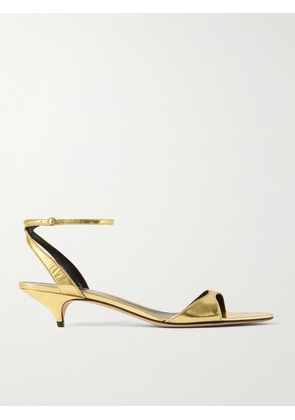 The Row - Vika Leather Sandals - Gold - IT35,IT36,IT36.5,IT37,IT37.5,IT38,IT38.5,IT39,IT39.5,IT40,IT41