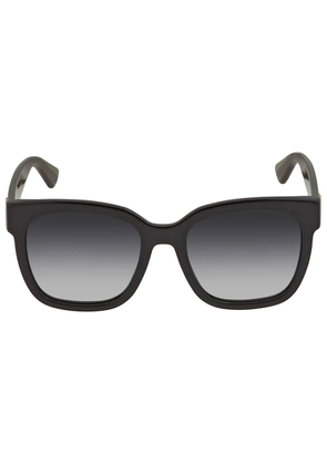 Gucci Grey Gradient Square Ladies Sunglasses GG0034SN 002 54