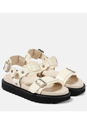 Acne Studios Leather platform sandals
