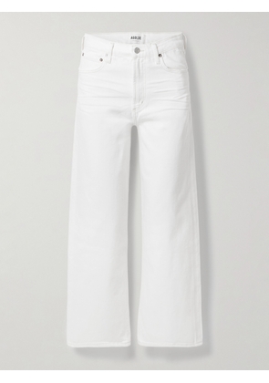 AGOLDE - Ren High-rise Wide-leg Jeans - White - 23,24,25,26,27,28,29,30,31,32