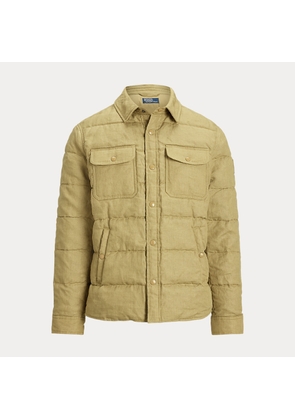 Quilted Linen Down Jacket