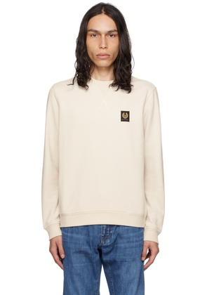 Belstaff Off-White Patch Sweatshirt