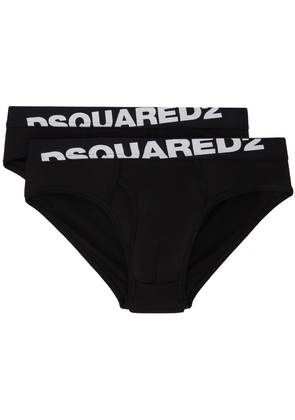 Dsquared2 Two-Pack Black Briefs