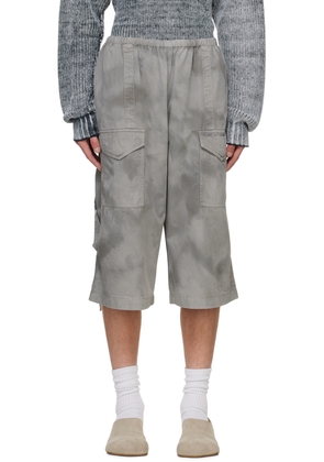 Acne Studios Gray Cargo Shorts