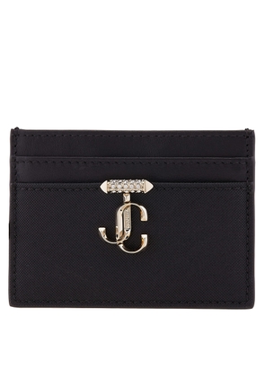 Jimmy Choo JC Emblem Leather Card Holder
