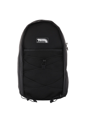 Maison Kitsune Black Flash Fox Nylon Backpack