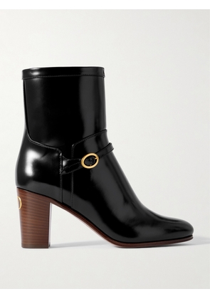 Valentino Garavani - 80 Leather Ankle Boots - Black - IT35,IT36,IT36.5,IT37,IT37.5,IT38,IT38.5,IT39,IT39.5,IT40,IT40.5,IT41