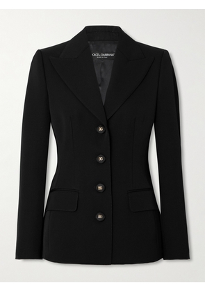 Dolce & Gabbana - Wool-twill Blazer - Black - IT36,IT38,IT40,IT42,IT44,IT46
