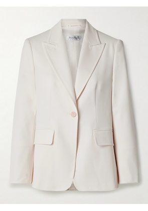 Max Mara - Palchi Wool-twill Blazer - White - UK 4,UK 6,UK 8,UK 10,UK 12,UK 14,UK 16,UK 18