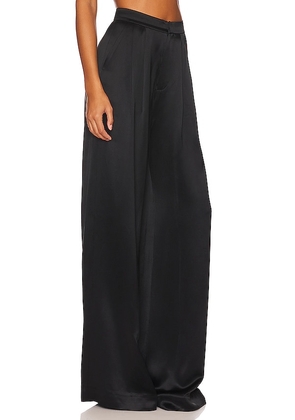 NONchalant Label Paris Wide Leg Pant in Black. Size L. Also in M, S, XL, XS.