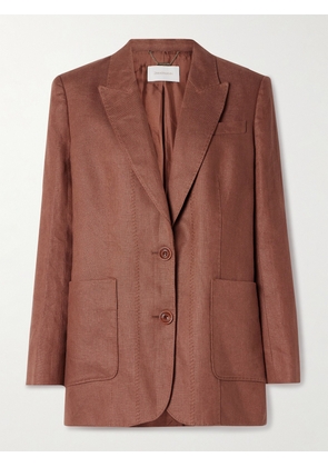 Zimmermann - Illuminate Linen Blazer - Metallic - 01,2,3,4