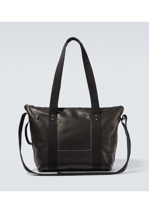 Rick Owens Large leather tote bag