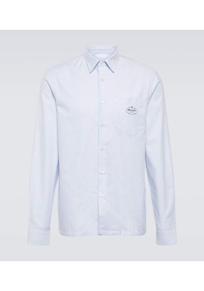 Prada Striped cotton poplin shirt