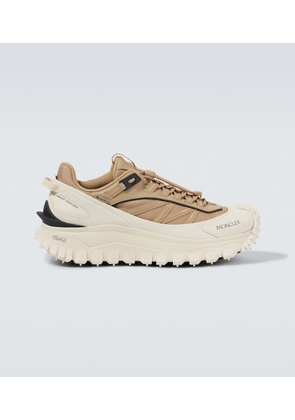 Moncler Trailgrip leather-trimmed sneakers
