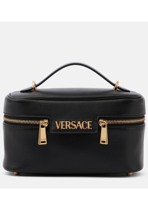 Versace Tag Small leather vanity bag