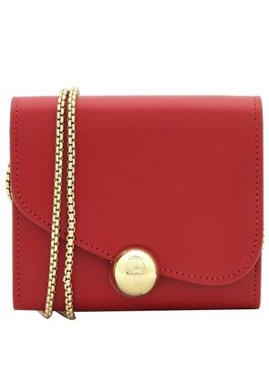 Ferragamo Asymmetrical Flap Leather Wallet