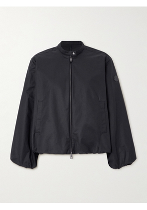 Moncler - Gruissan Appliquéd Cotton-blend Bomber Jacket - Black - 00,1,2,3,4,5