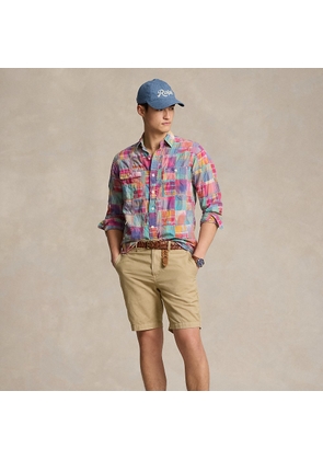 21.6 cm Classic Fit Linen-Cotton Short