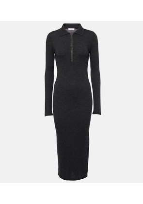 Brunello Cucinelli Wool and cashmere midi dress