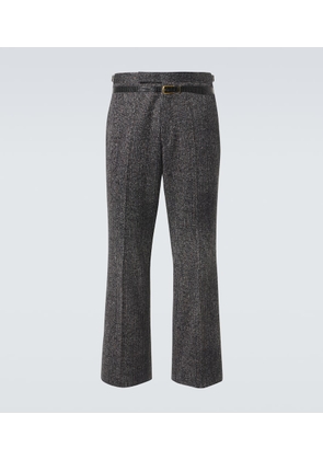 Prada Cotton gabardine wide-leg pants