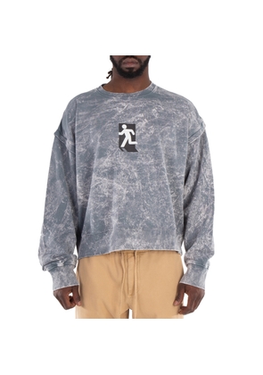 Etudes Marathon Runner Print Washed Sweatshirt