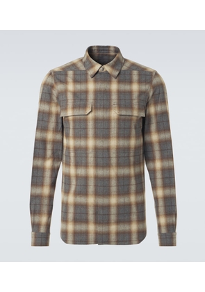 Rick Owens Plaid cotton shirt