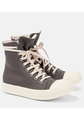 Rick Owens DRKSHDW denim high-top sneakers