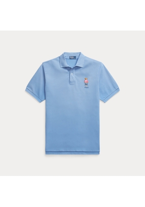 Custom Slim Polo Bear Mesh Polo Shirt