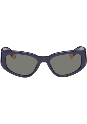 JACQUEMUS Navy 'Les Lunettes Gala' Sunglasses