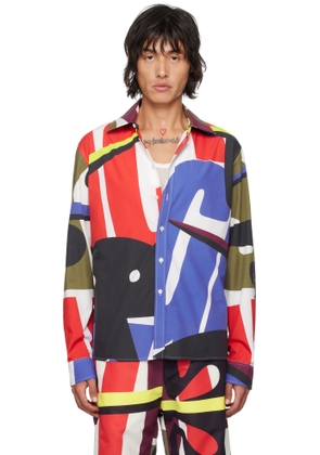 Walter Van Beirendonck Multicolor Star Shirt