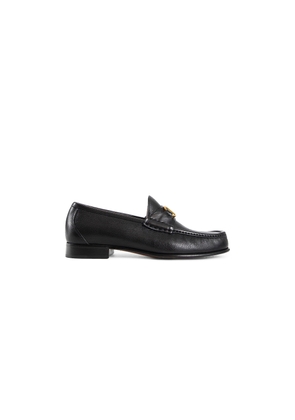 VALENTINO MAN BLACK LOAFERS & FLATS