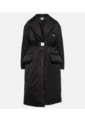 Prada Re-Nylon belted puffer coat