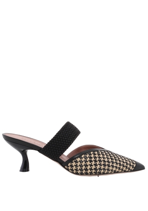 Malone Souliers Manu Raffia Mule Pumps