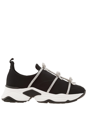 Rene Caovilla Rhinestone Bow Embellished Sneakers, Brand Size 36 ( US Size 6 )